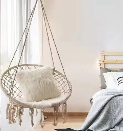 Basket Swing Cradle Tassel Hanging Chair - Kia Day Design