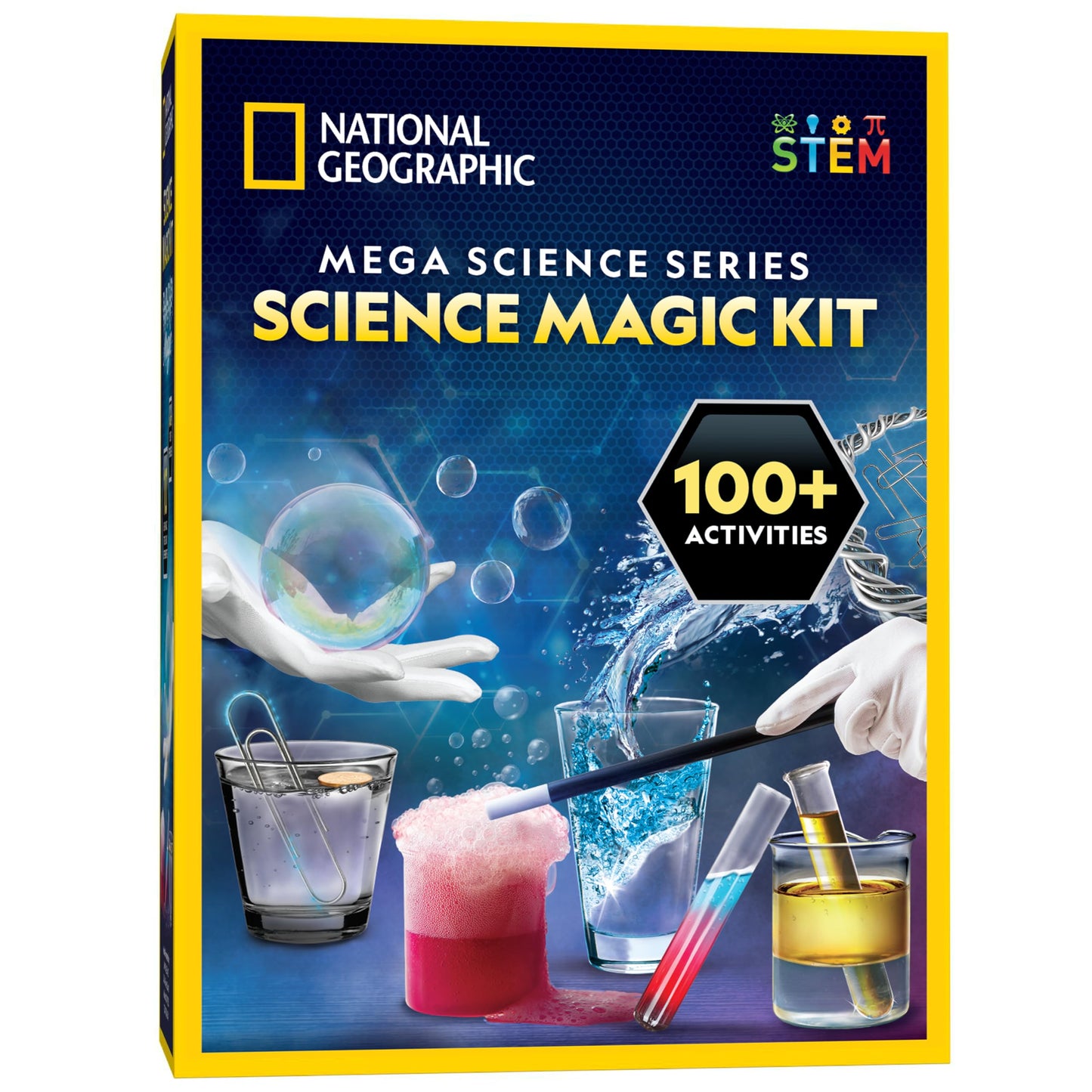 NATIONAL GEOGRAPHIC 100+ Science Magic Experiments – Exclusive Science & Magic Kit for Kids - - science kit