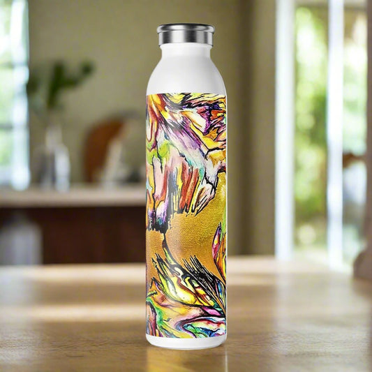 Rising Phoenix Slim Water Bottle - Kia Day Design