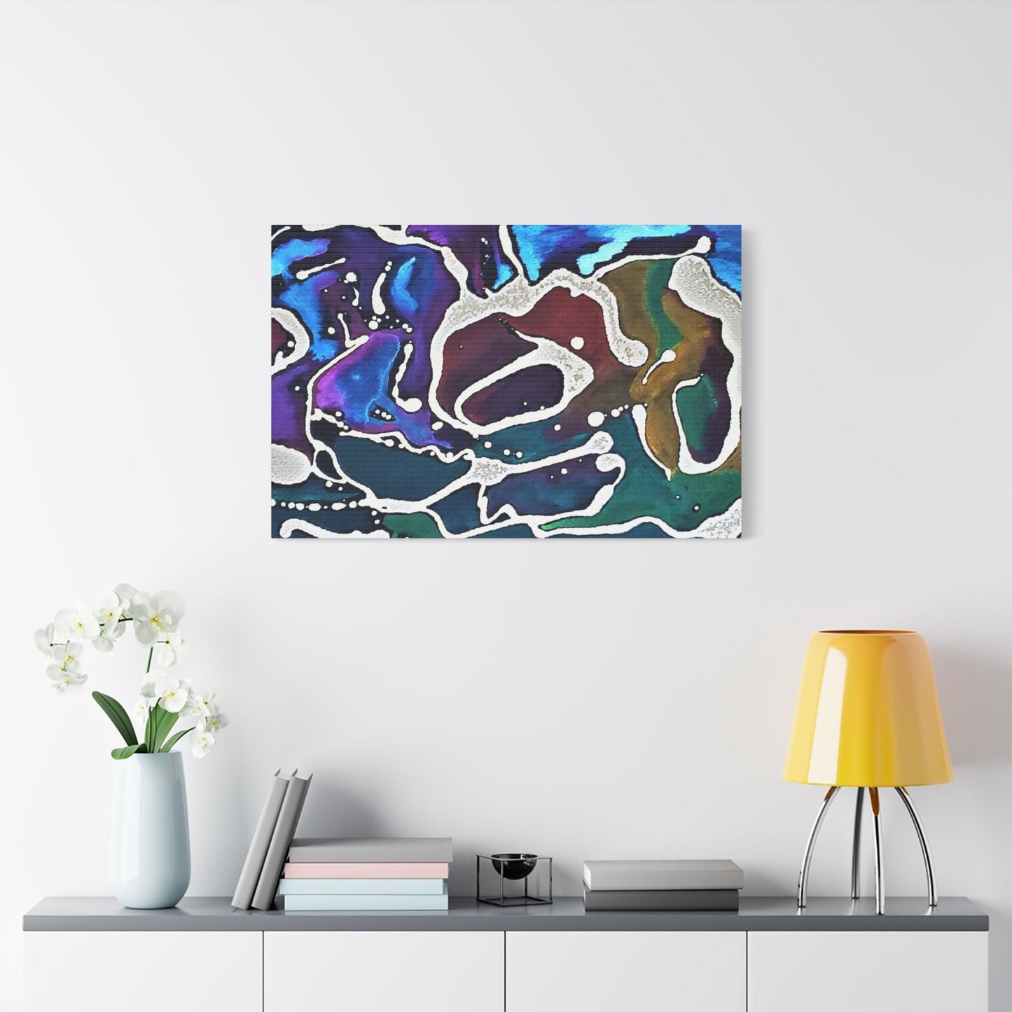 Ant Satin Canvas Stretched