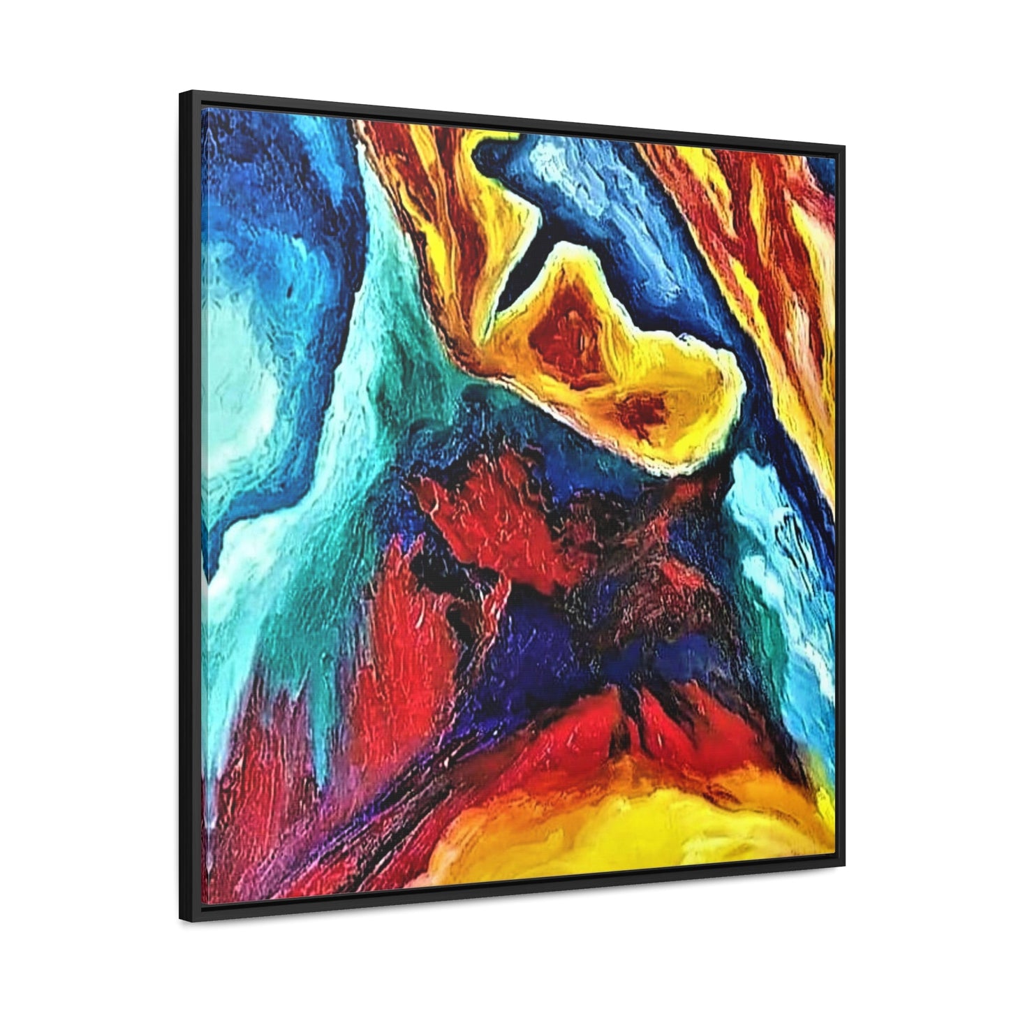 Cavern Gallery Canvas Wraps Square Frame