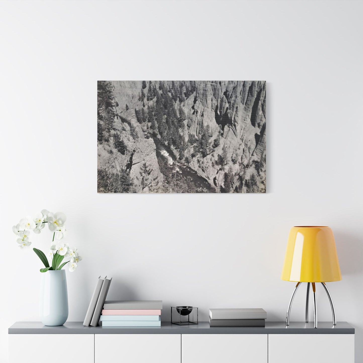 Cleopatras Needle Satin Canvas Stretched