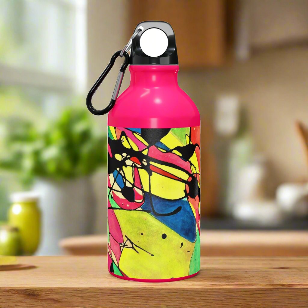 Exploding Earth Oregon Sport Bottle Neon Pink 13.5oz