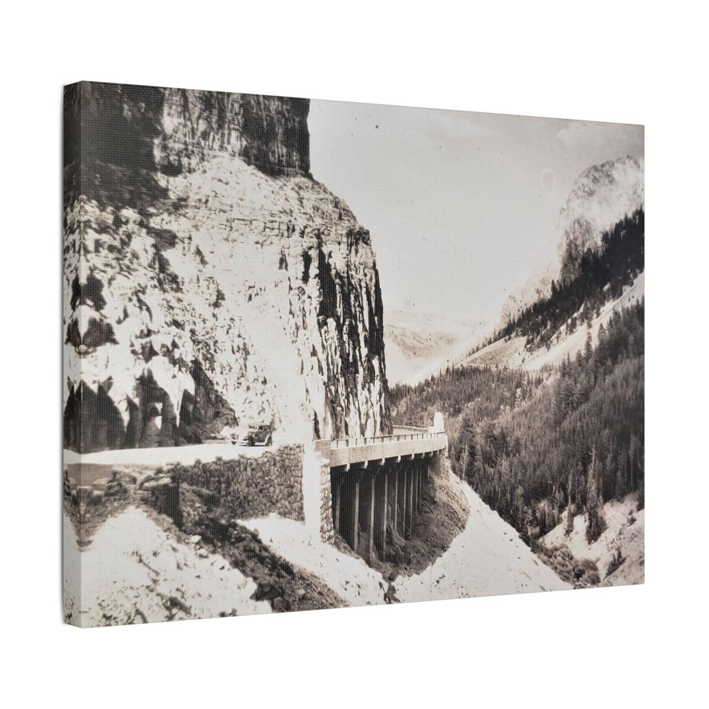 Golden Gate Canyon Colorado Satin Canvas Stretched