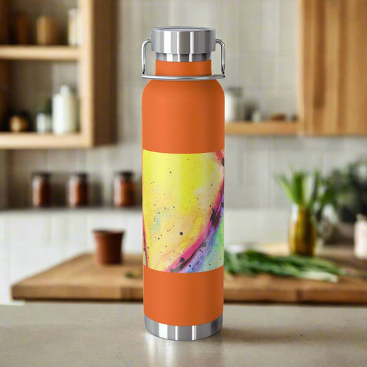 Love Chained 22oz Vacuum Insulated Bottle Orange 22oz
