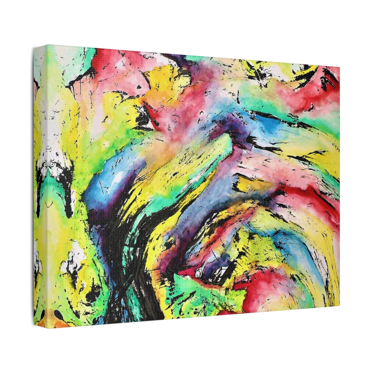 Vortex Satin Canvas Stretched