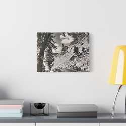 Eagles Nest Rock Yellowstone Satin Canvas Stretched 16″ x 12″ (Horizontal) 1.5"