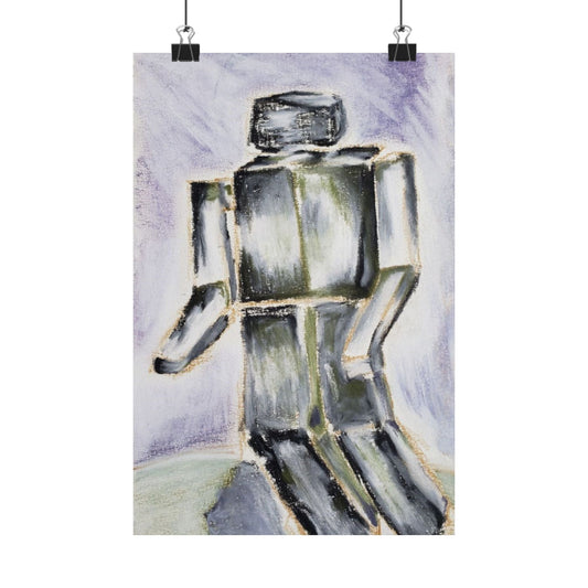 Robot Matte Vertical Posters - Kia Day Design