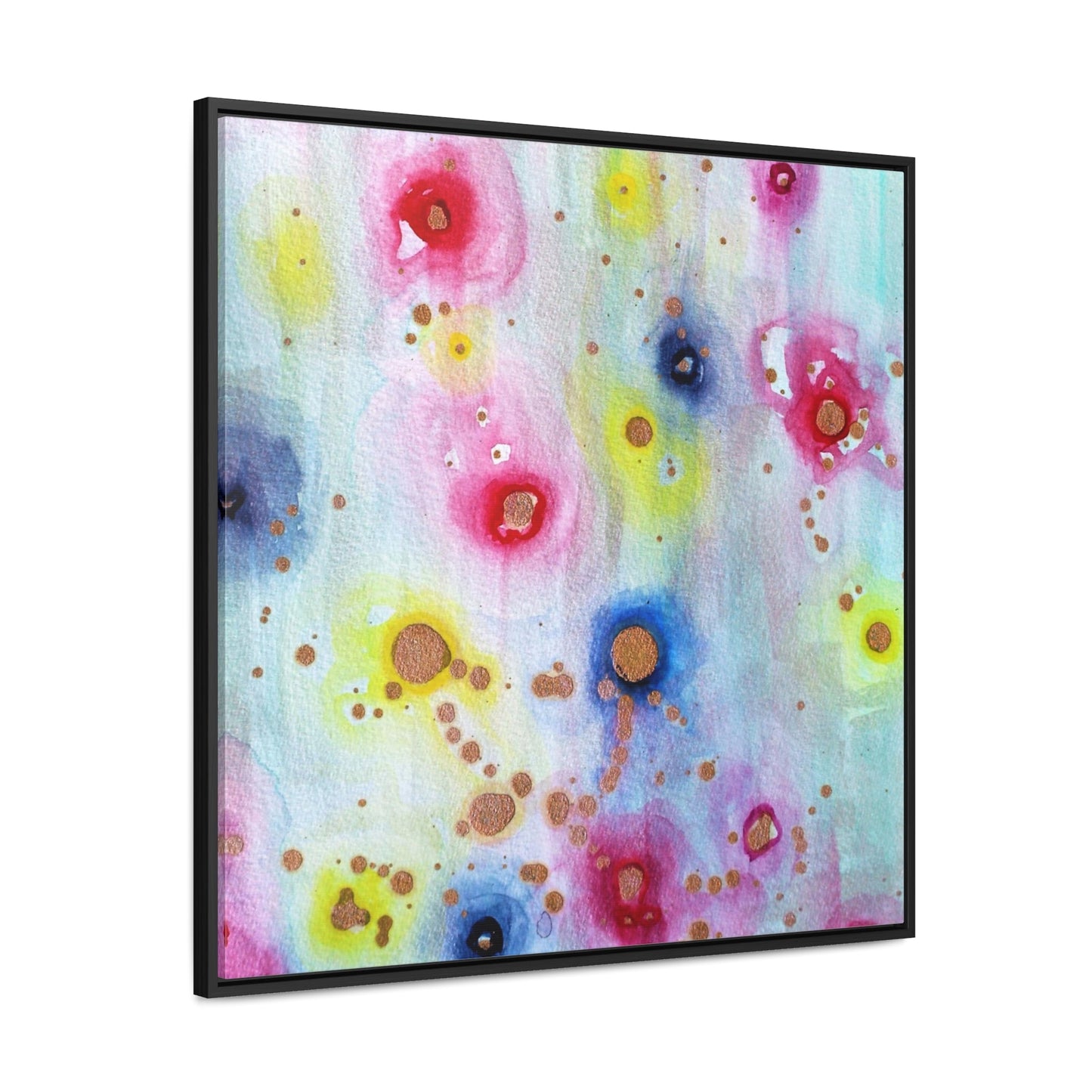 Raining Blooms Gallery Canvas Wraps, Square Frame Printify