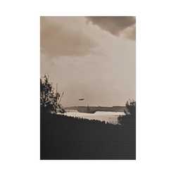 Navy Day New York October 27th 1945 Plane Satin Canvas Stretched