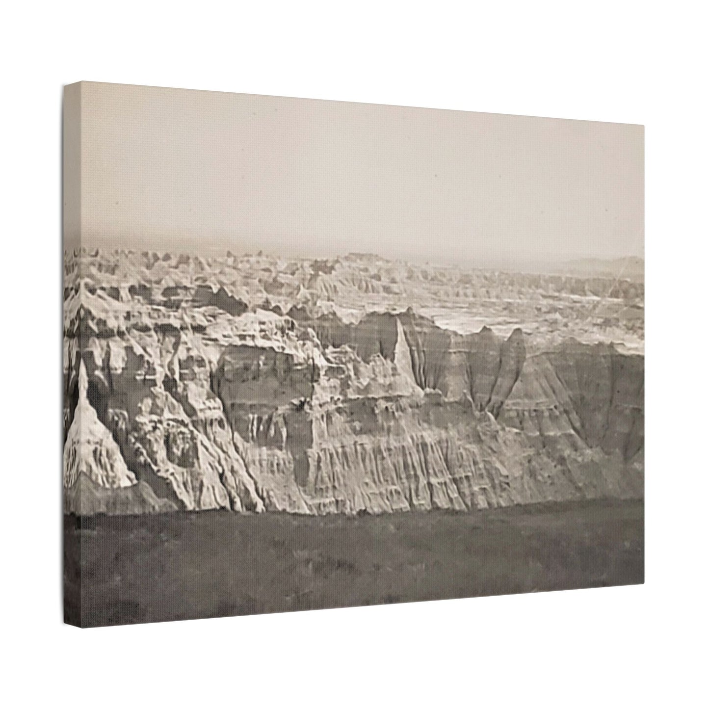 The Pinnacles Satin Canvas Stretched