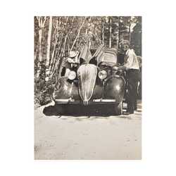 After The Black Hills 1939 Satin Canvas Stretched