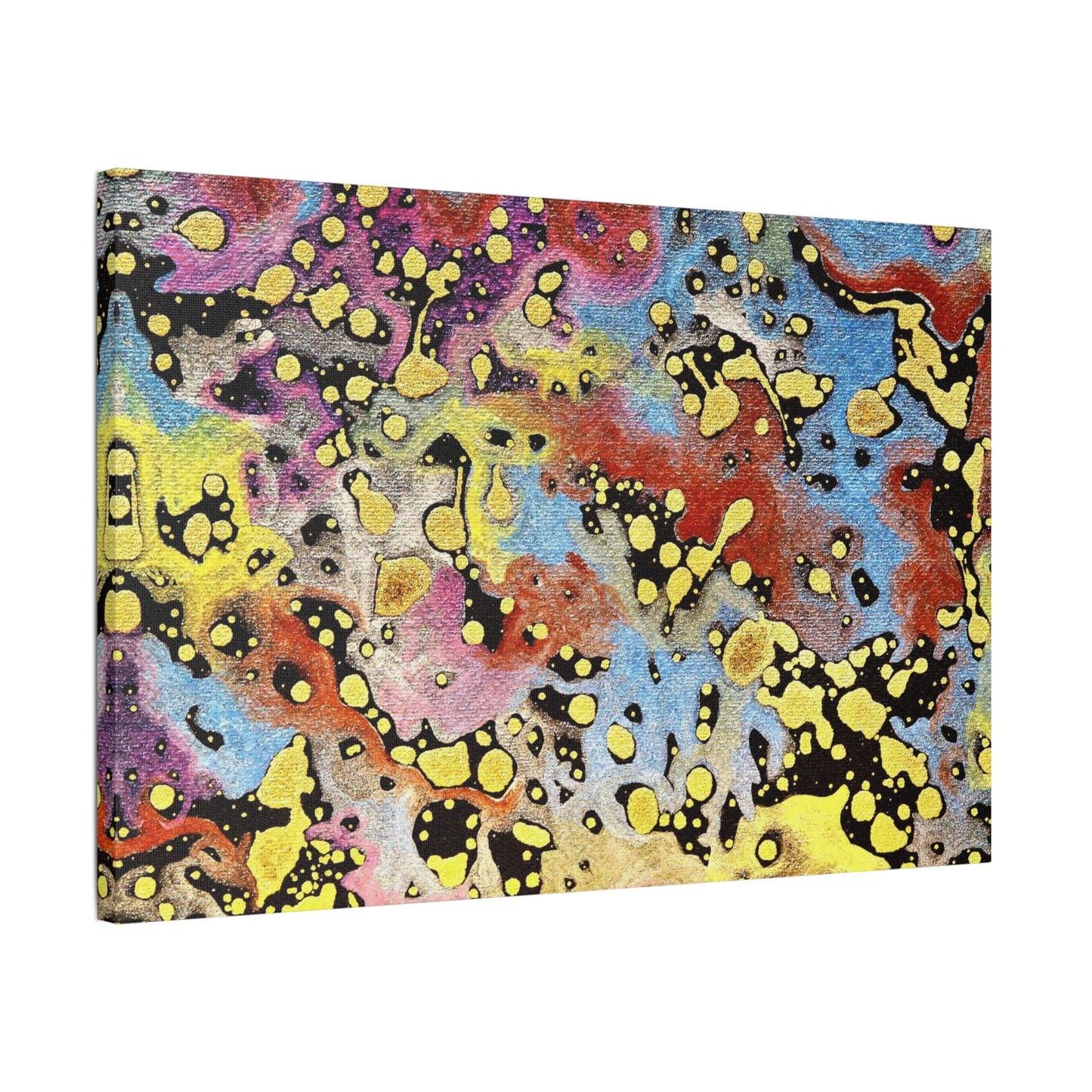 Limbo Satin Canvas Stretched