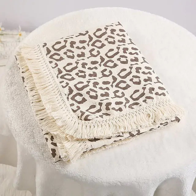 Cute Bear Muslin Cotton Baby Blanket Kia Day Design