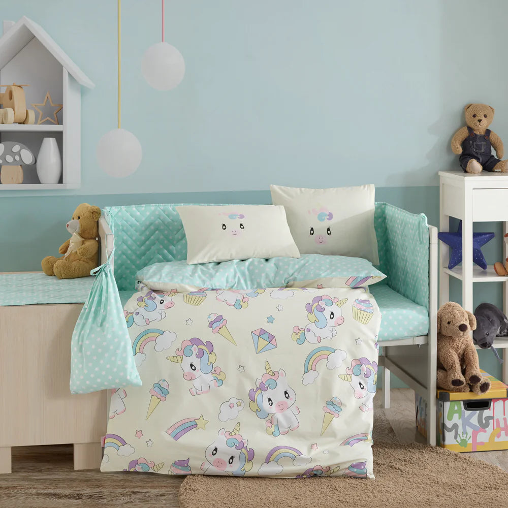 Hobby Mila Cream Baby Duvet Cover Set Kia Day Design