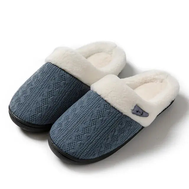 Winter Furry Slippers Indoor Outdoor Fluffy Suede Kia Day Design