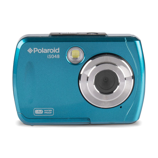 Polaroid IS048 Waterproof Instant Sharing 16 MP Digital Portable Handheld Action Camera Teal - Kia Day Design