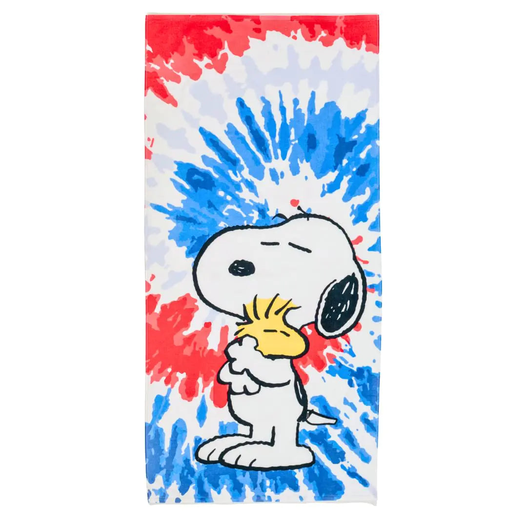Franco Collectibles Peanuts Snoopy & Woodstock Super Soft Cotton Towel - - towel