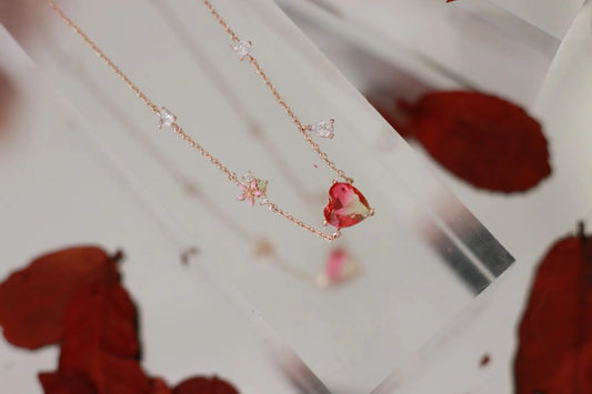 Gradient Crystal Heart Bracelet - Kia Day Design