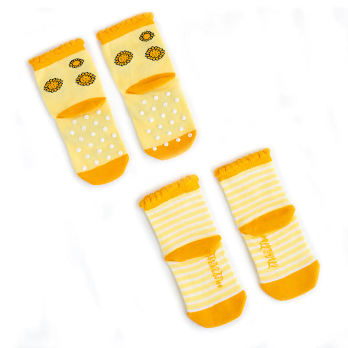 Milk&Moo Buzzy Bee and Chancin 4 Piece Baby Sock Set Kia Day Design