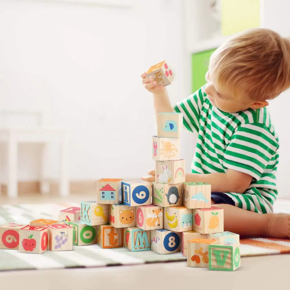 Wooden ABC Building Blocks Kia Day Design