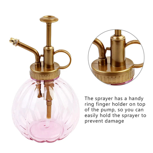 Retro Pumpkin Shape Plant Mister Spray Bottle Kia Day Design