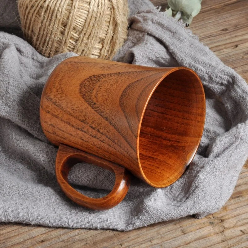 Natural Spruce Wooden Cup Handmade Kia Day Design
