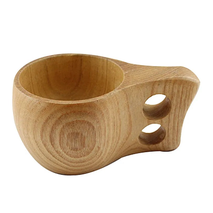 Wooden Cup Handmade Natural Spruce Kia Day Design