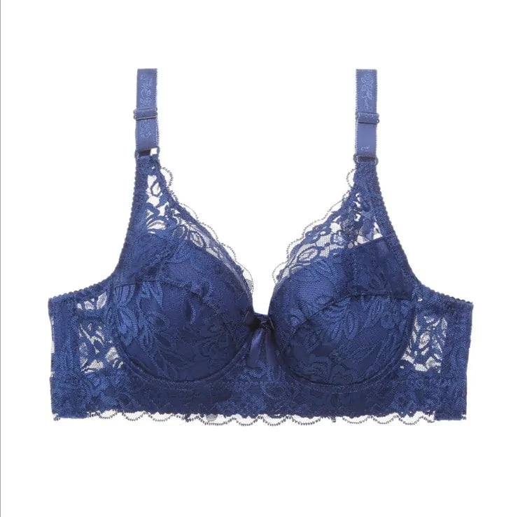 Gathered Lace Adjustable Bra - Kia Day Design