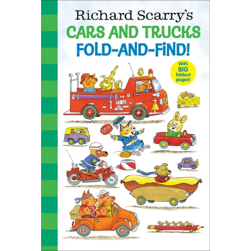 Richard Scarry's Cars and Trucks Fold-And-Find! - Hardcover - - Books