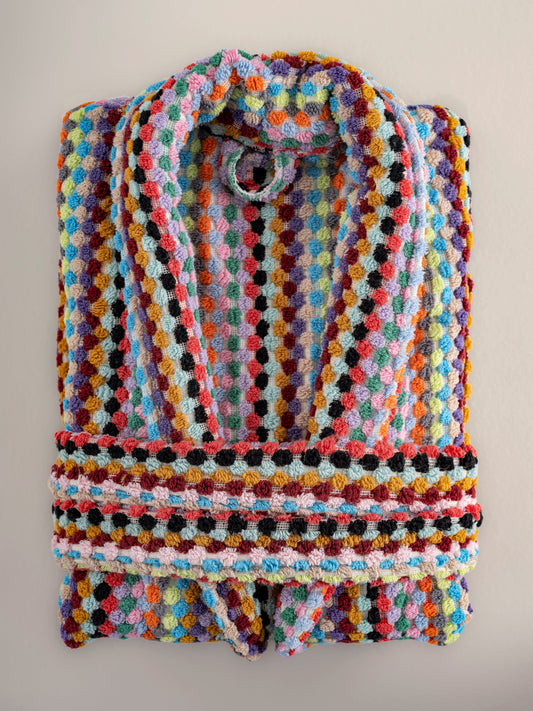 Pom Pom Bathrobe - - Bath Robe