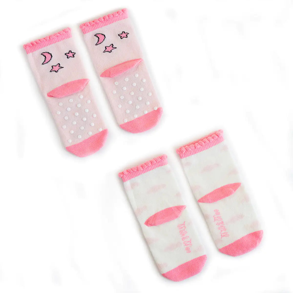 Milk&Moo Buzzy Bee and Chancin 4 Piece Baby Sock Set Kia Day Design