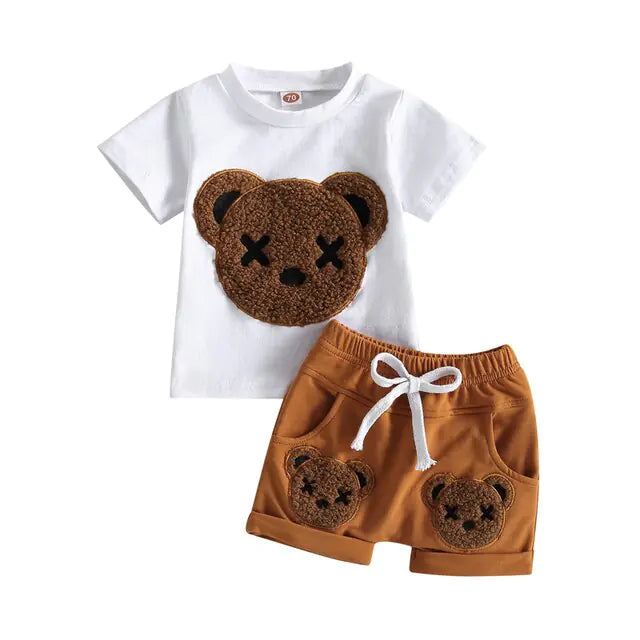Baby Boys Bear Outfit Kia Day Design