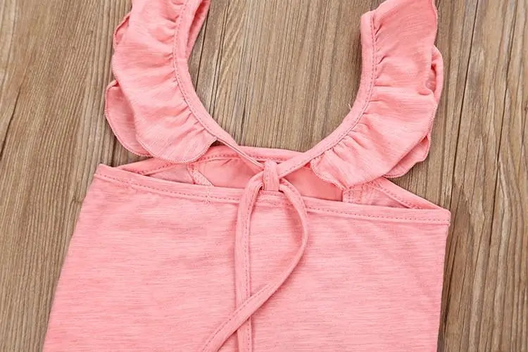 Toddler Sleeveless Lace Romper Outfit Kia Day Design