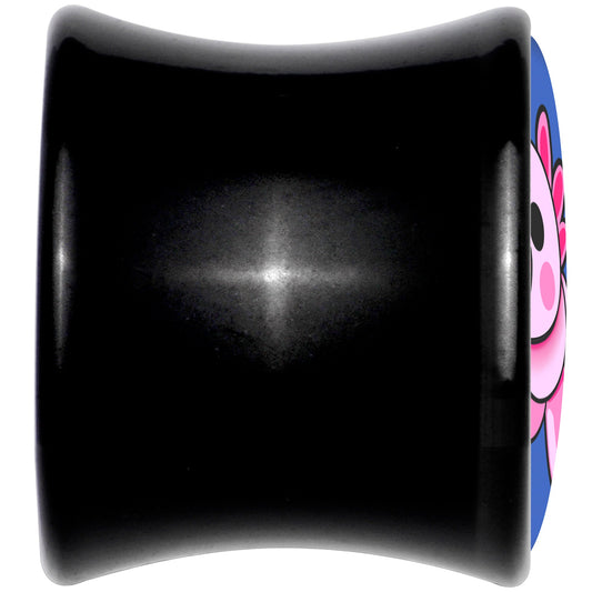 Adorable Axolotl Black Acrylic Saddle Plug Set by Onyx O - - PLUG Saddle