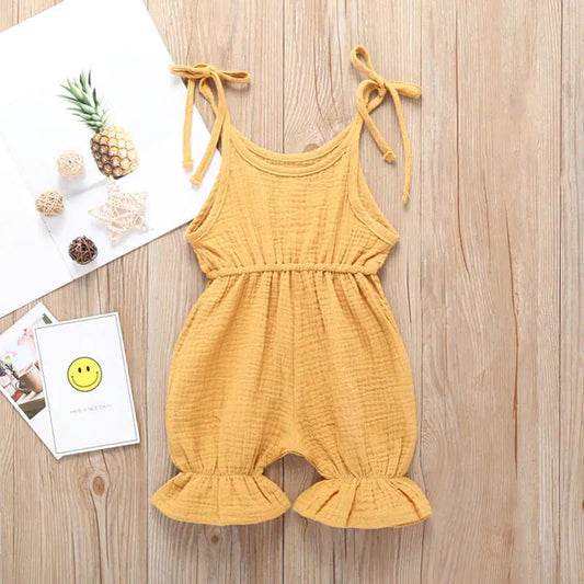 Sleeveless Cotton Baby Romper