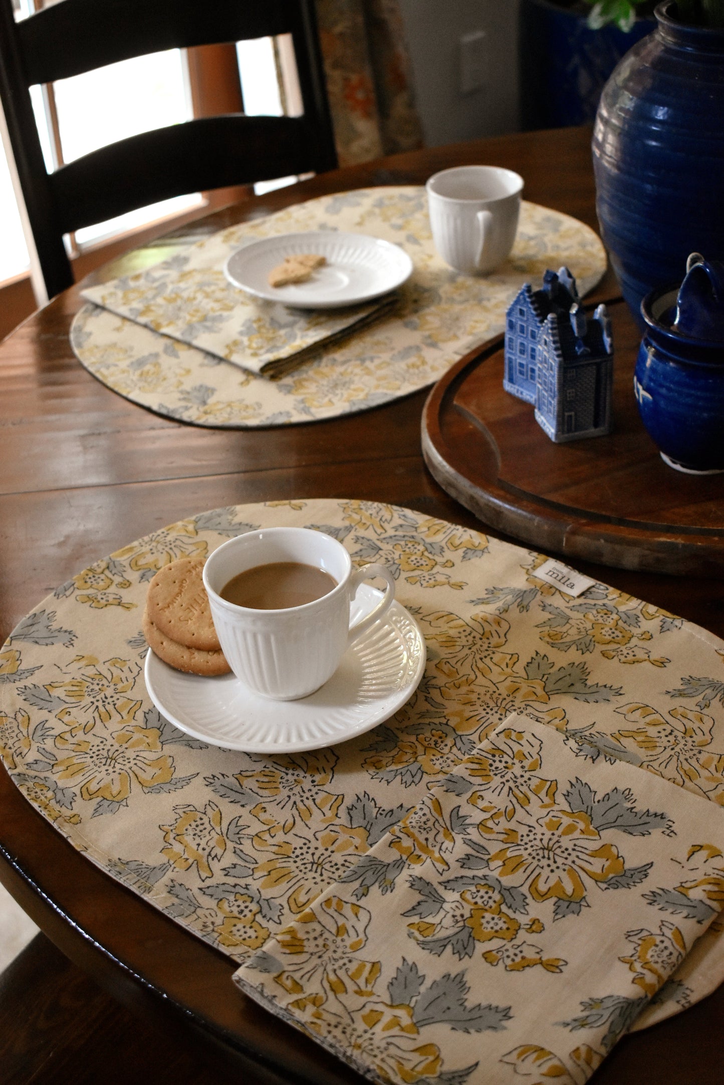 Celeste Reversible Placemats (set of 2) - - Placemat