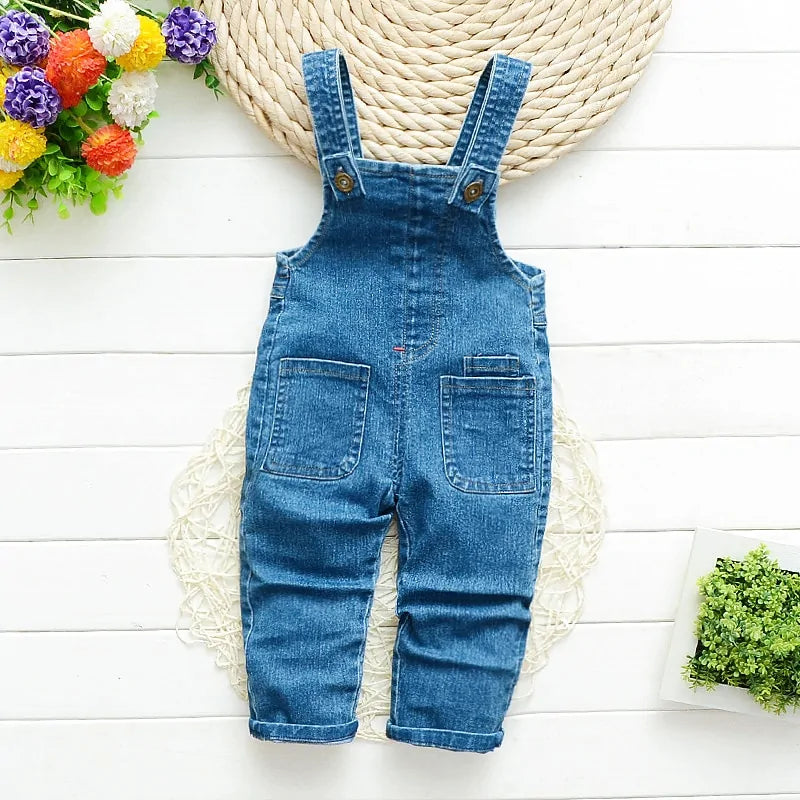 Toddler Denim Overalls - Kia Day Design