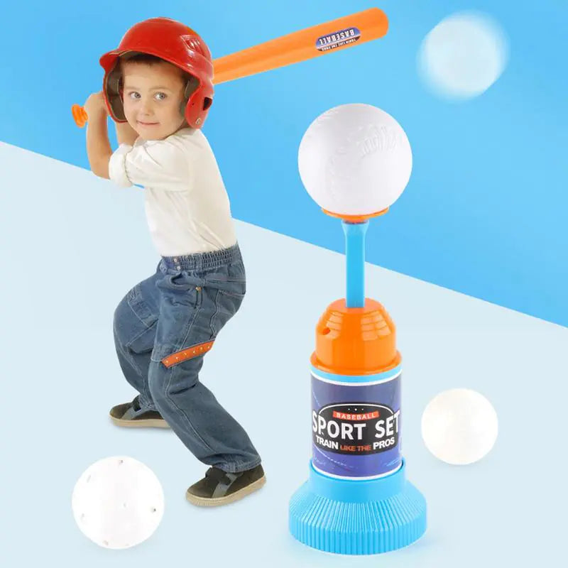 Children Baseball Launcher Toy Set Toddler Kia Day Design