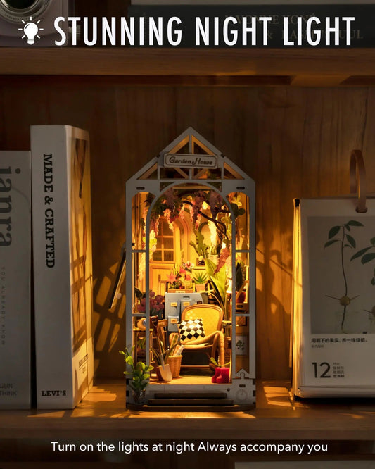 Mini Garden House Book Nook Kit Kia Day Design