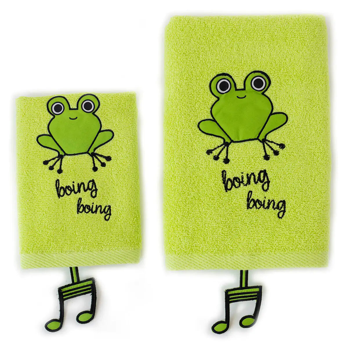 Milk&Moo Cacha Frog Baby Towel Set of 2 Kia Day Design