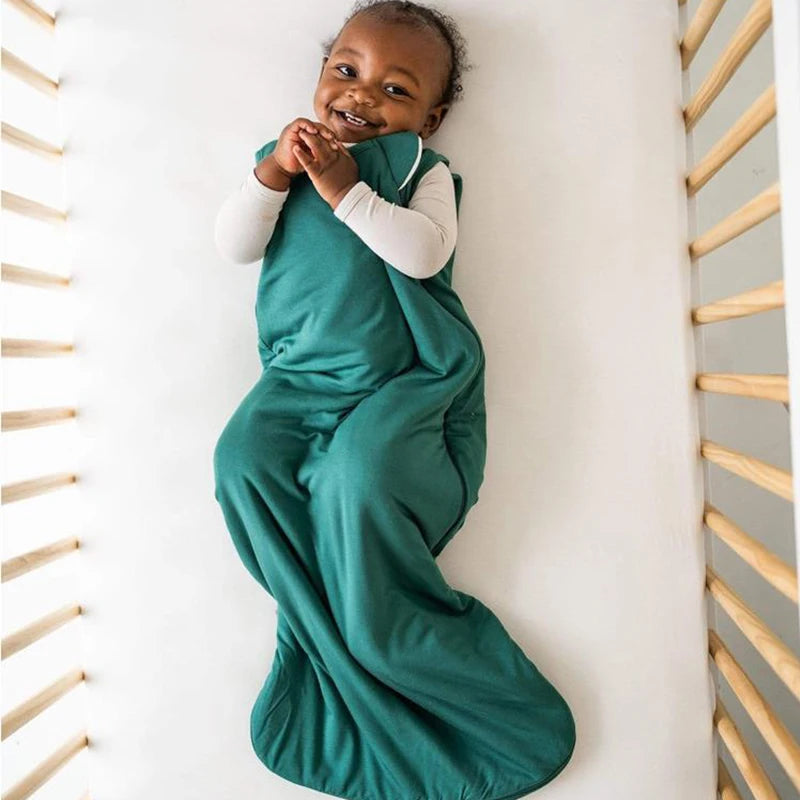 Baby Zipper Sleepsack Wrap Dark Green 6-18M