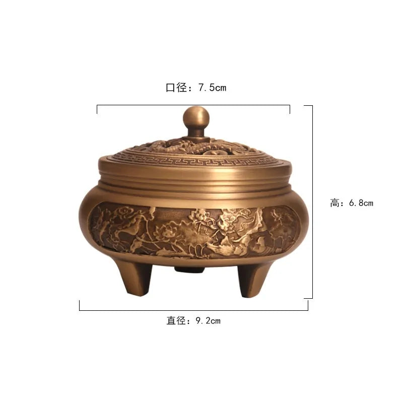 Antique Copper Incense Burner - Kia Day Design