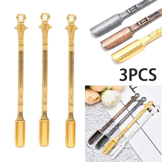 3pcs/set Mini Alloy Spoon Kia Day Design