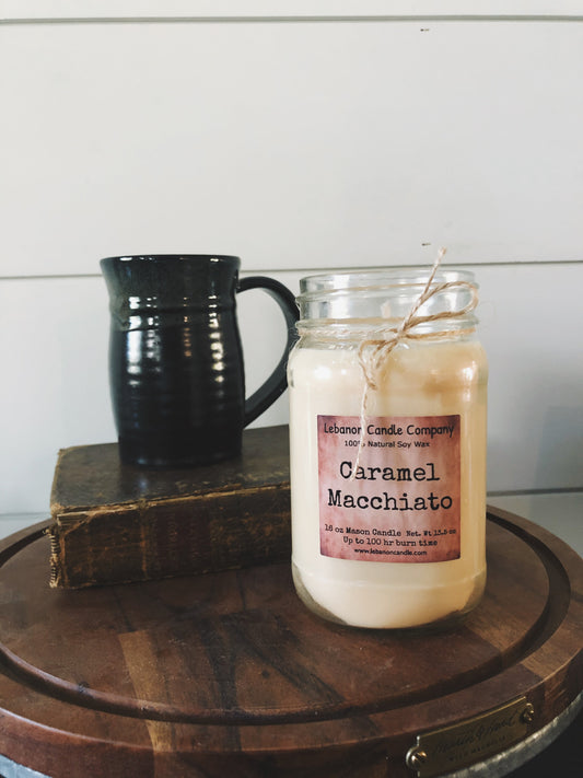 Caramel Macchiato Candle - - Candles & Melts
