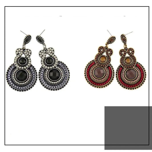 Cameron Earrings- Red Kia Day Design