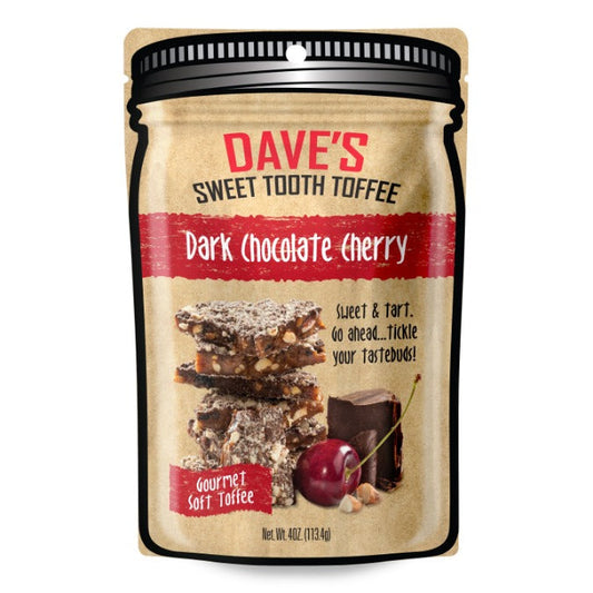 Dark Chocolate Cherry Toffee - 4 oz. - Toffee