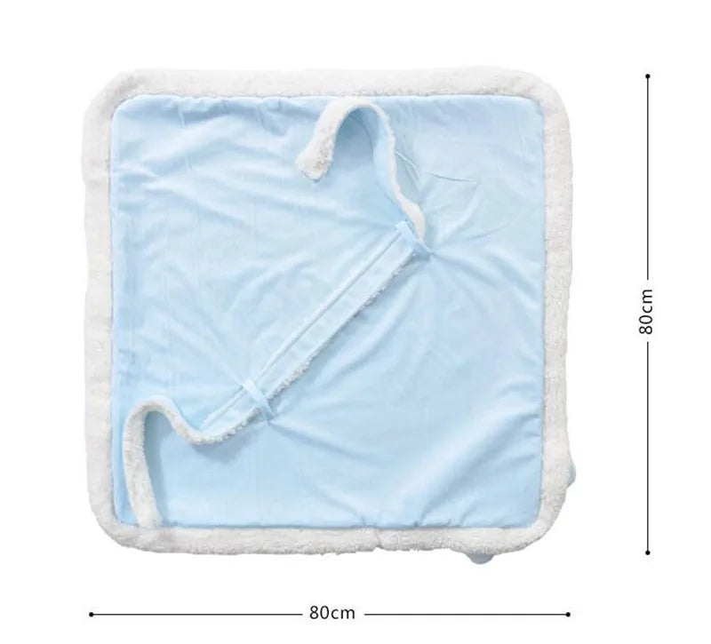 Double-Layer Fleece Baby Blanket - - blanket