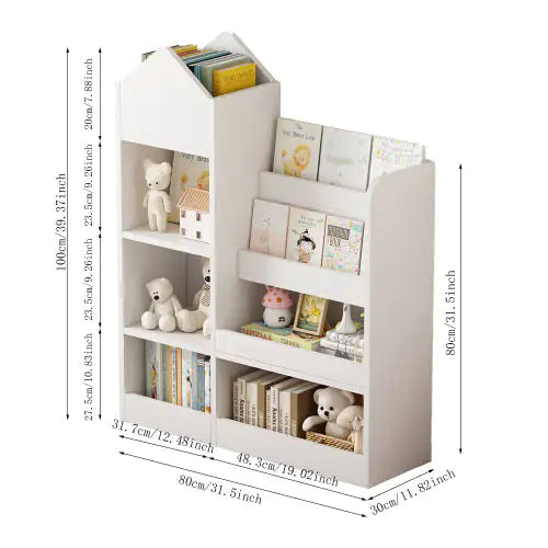 Wooden Toy Storage Organizer Shelves - Kia Day Design