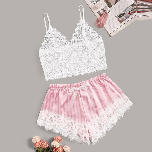 Lace Lingerie Set - - pajama